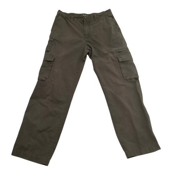 Eddie bauer cargo pants multiple pockets 34 men’s olive green - Picture 1 of 6